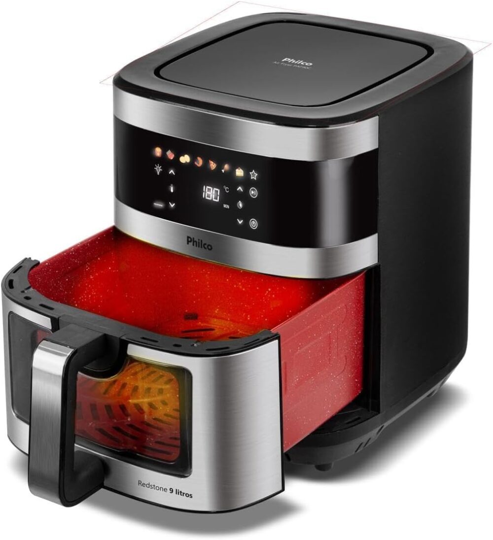 Air Fryer Philco 9L Visor Glass Painel Digital PAF90C 127 | É bom mesmo? Descubra antes de comprar - Image 4