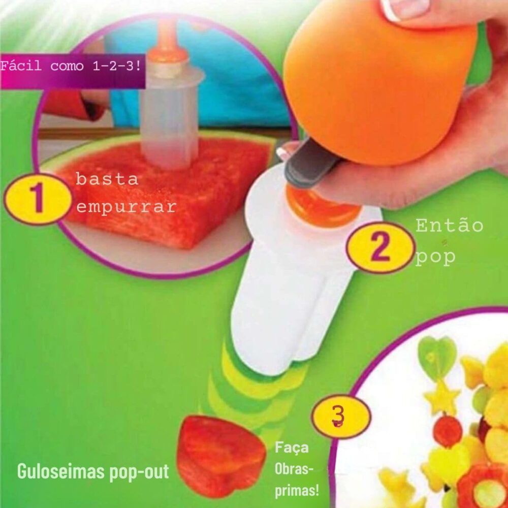 Cortador de Frutas e Legumes em Formato Decorativo Divertido - Image 7