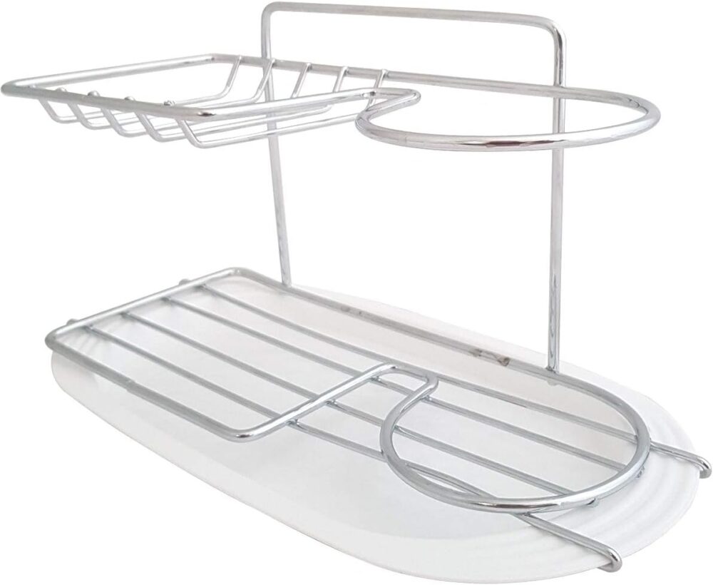 Suporte Para Detergente Esponja Sabão Cromado Pia Cozinha - Image 4