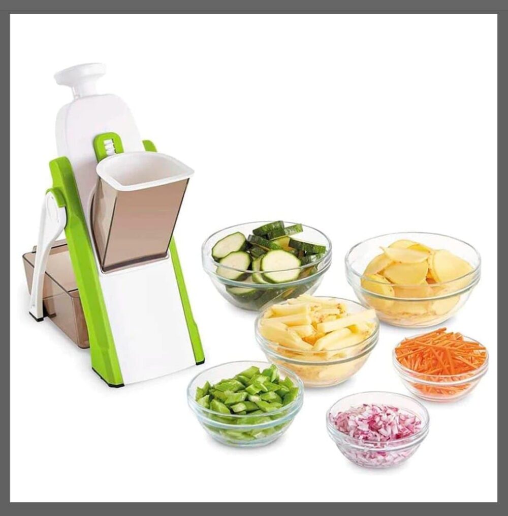Cortador Fatiador Multifuncional de batatas e legumes com va... - Image 5