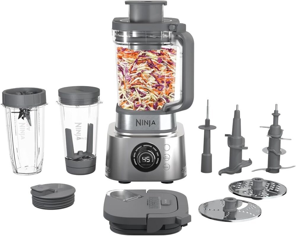 Ninja Conjunto de liquidificador e processador de alimentos,...