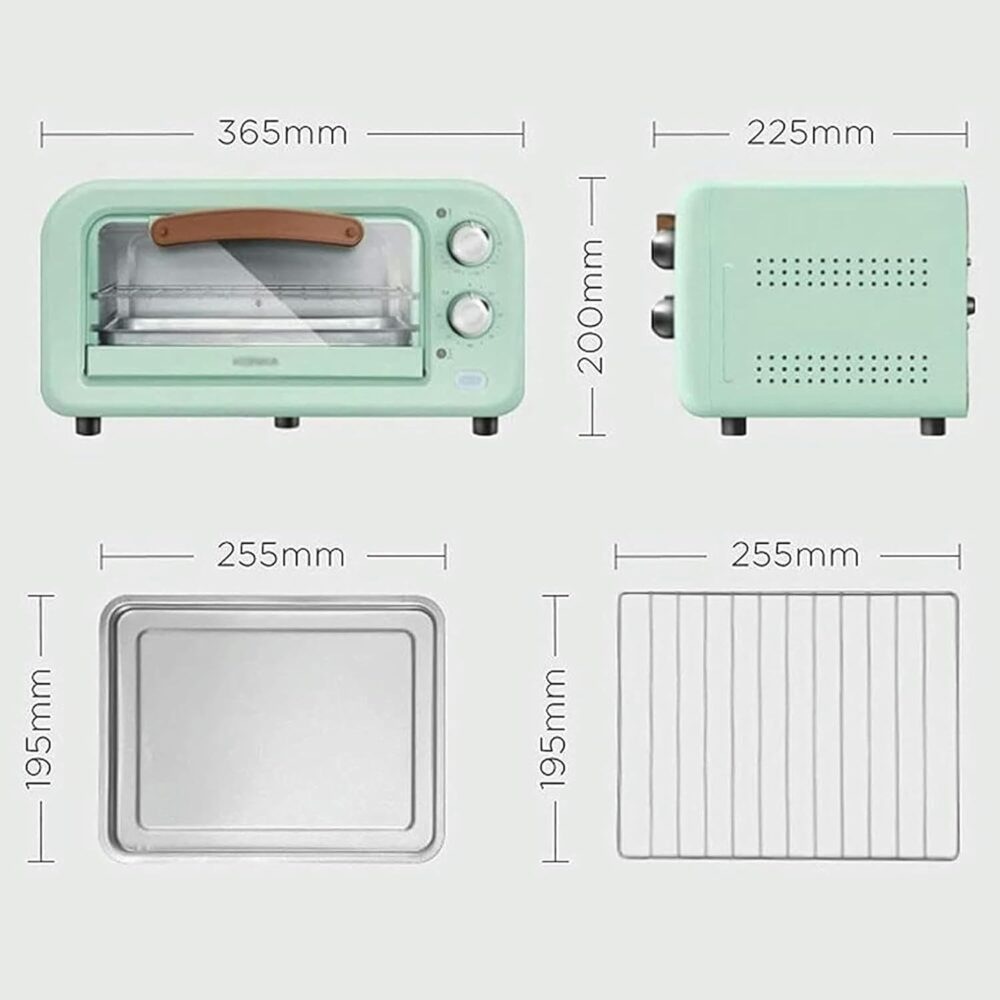 12L Forno De Convecção De Bancada De Jantar, 90-230 ℃ Forno ... - Image 3