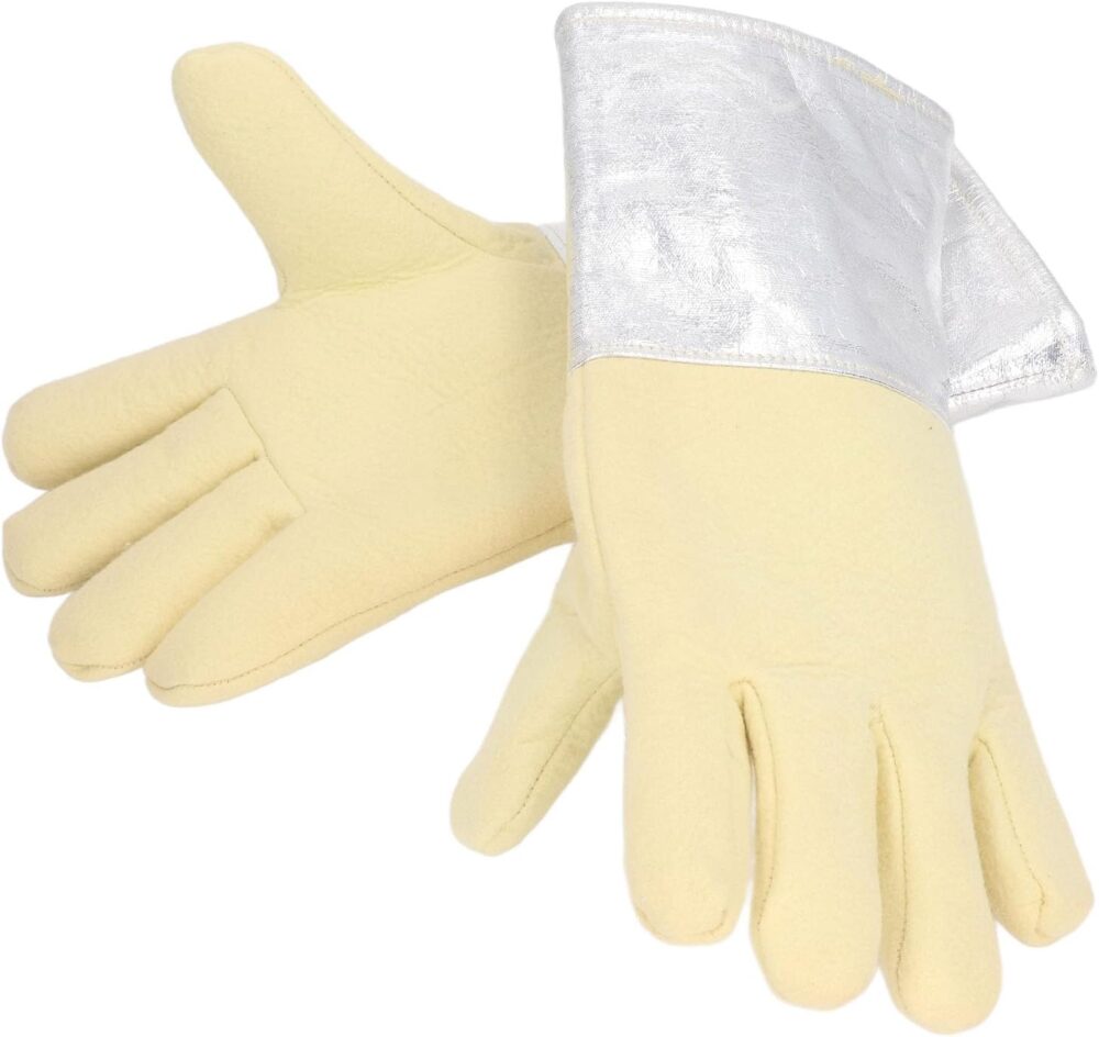 Luvas de Folha de Alumínio de Alta Temperatura, Luvas à Prov... - Image 4