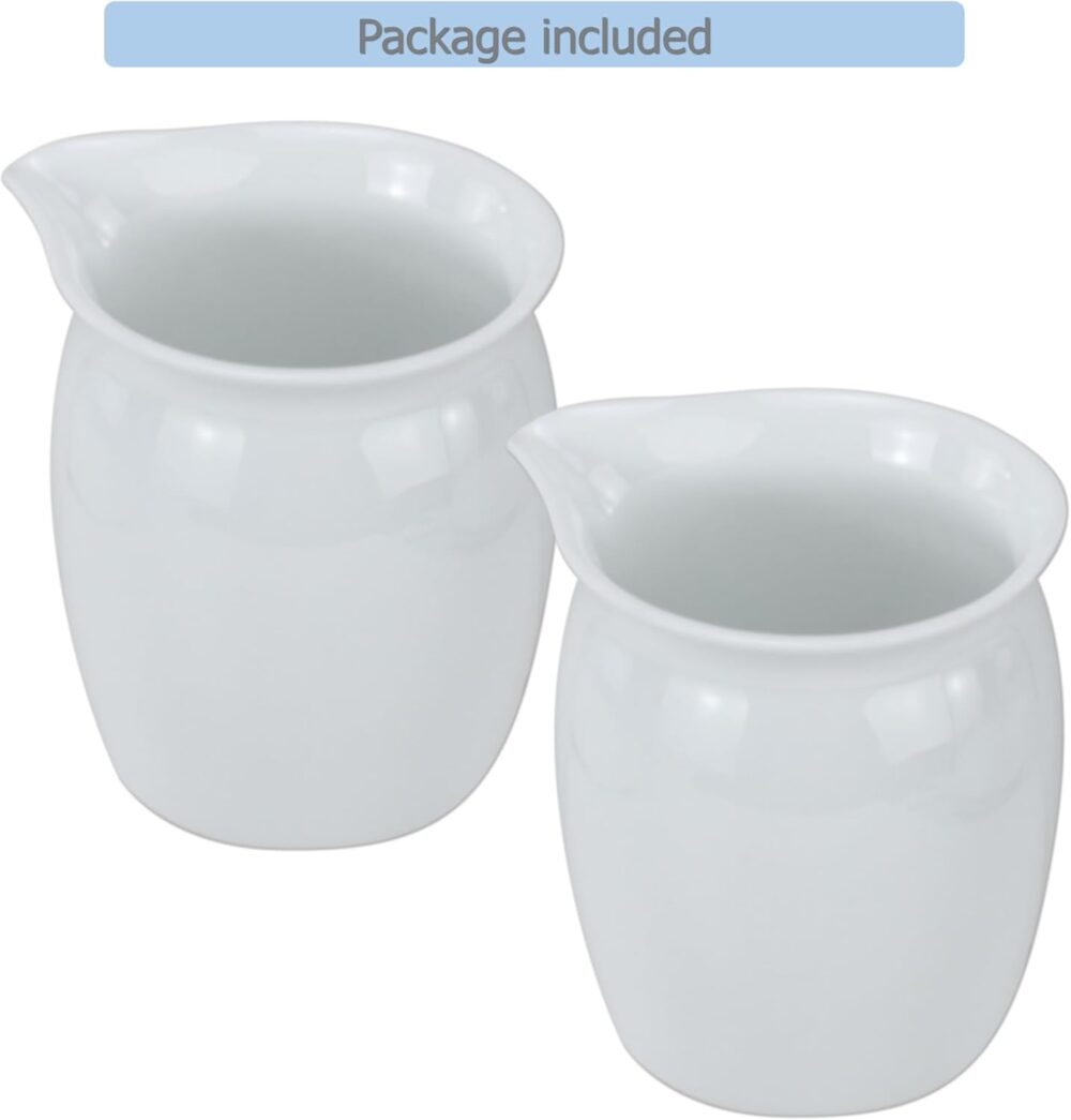 EIKS Pacote com 2 jarras de cerâmica para servir café, chá, ... - Image 2