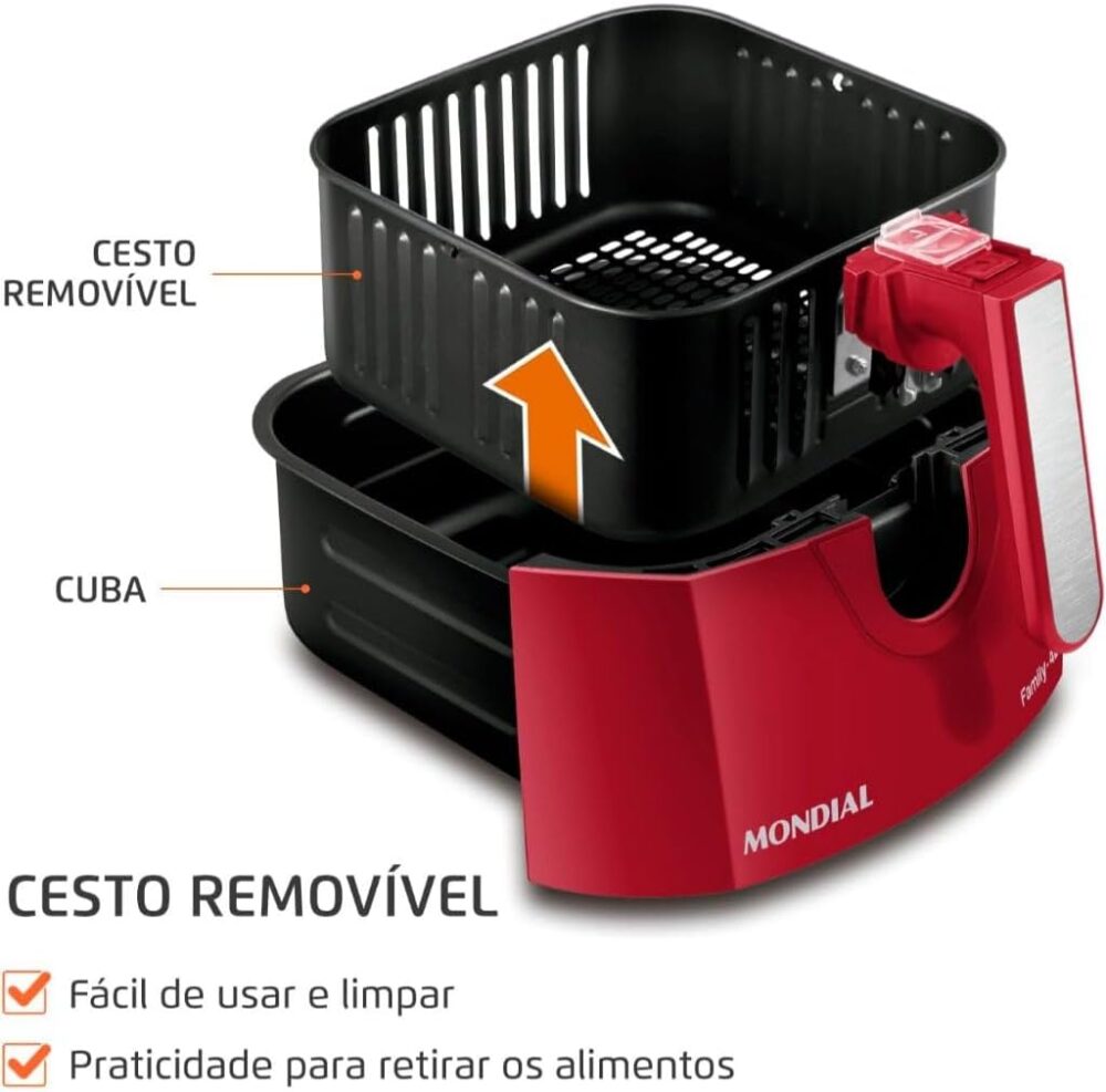 Fritadeira Air Fryer Sem Óleo 4 Litros AFN-40-FR 110v | É bom mesmo? Descubra antes de comprar - Image 3