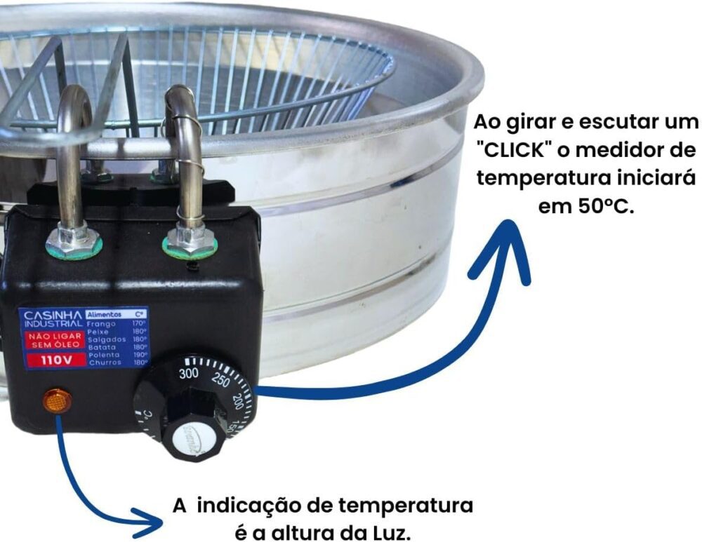 Fritadeira Elétrica Industrial Tacho Redondo 7L (110, Volts) | É bom mesmo? Descubra antes de comprar - Image 7