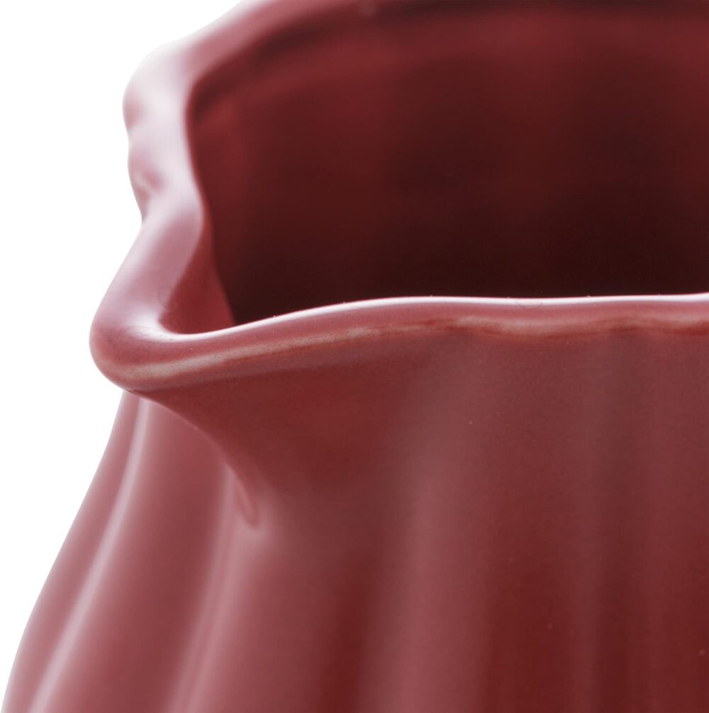 LEITEIRA DE PORCELANA PÉTALA 220ml WOLFF VERMELHO MATT - Image 3