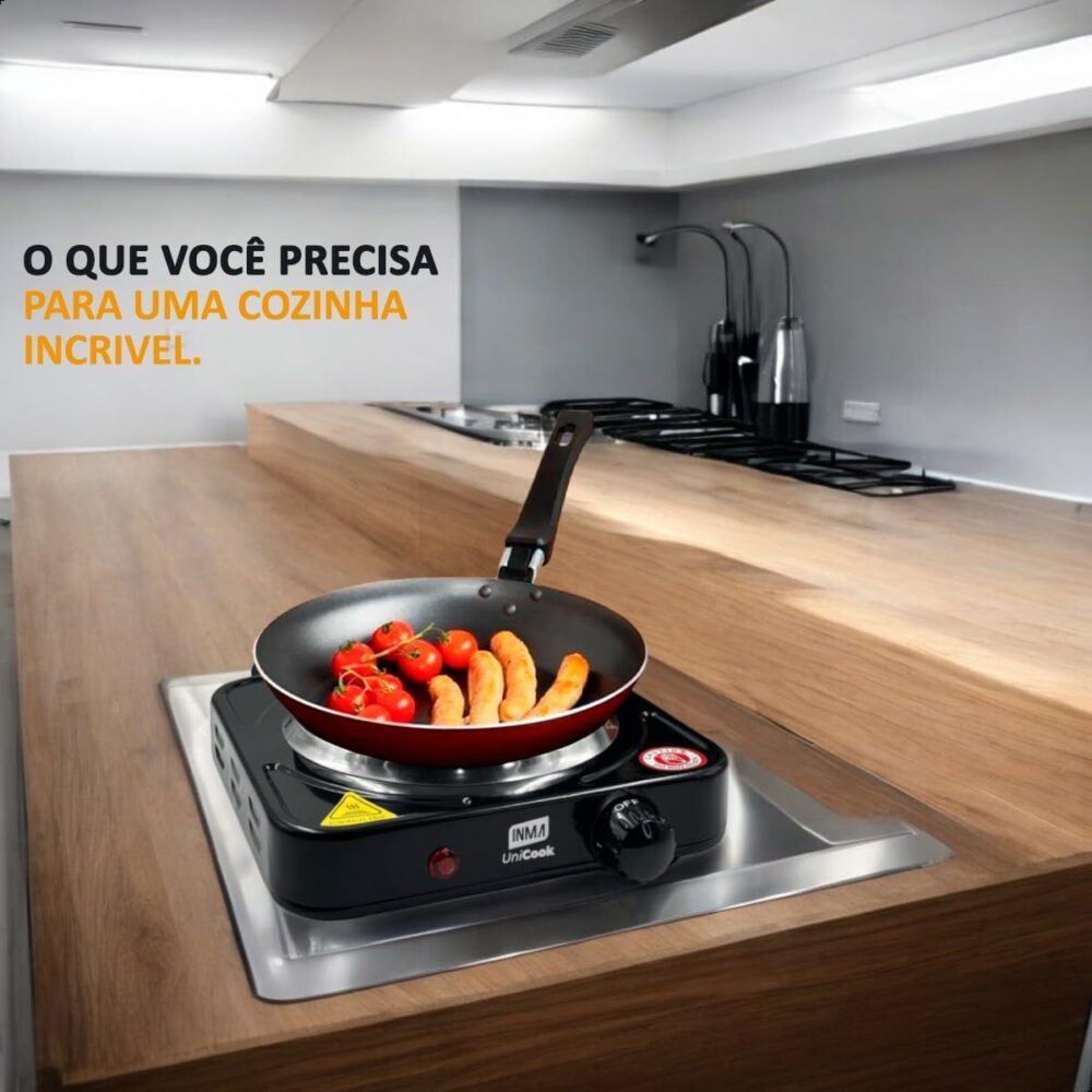 INMA, Fogão Elétrico, Fogão 1 Boca, Fogão Portátil, Cooktop,... - Image 7
