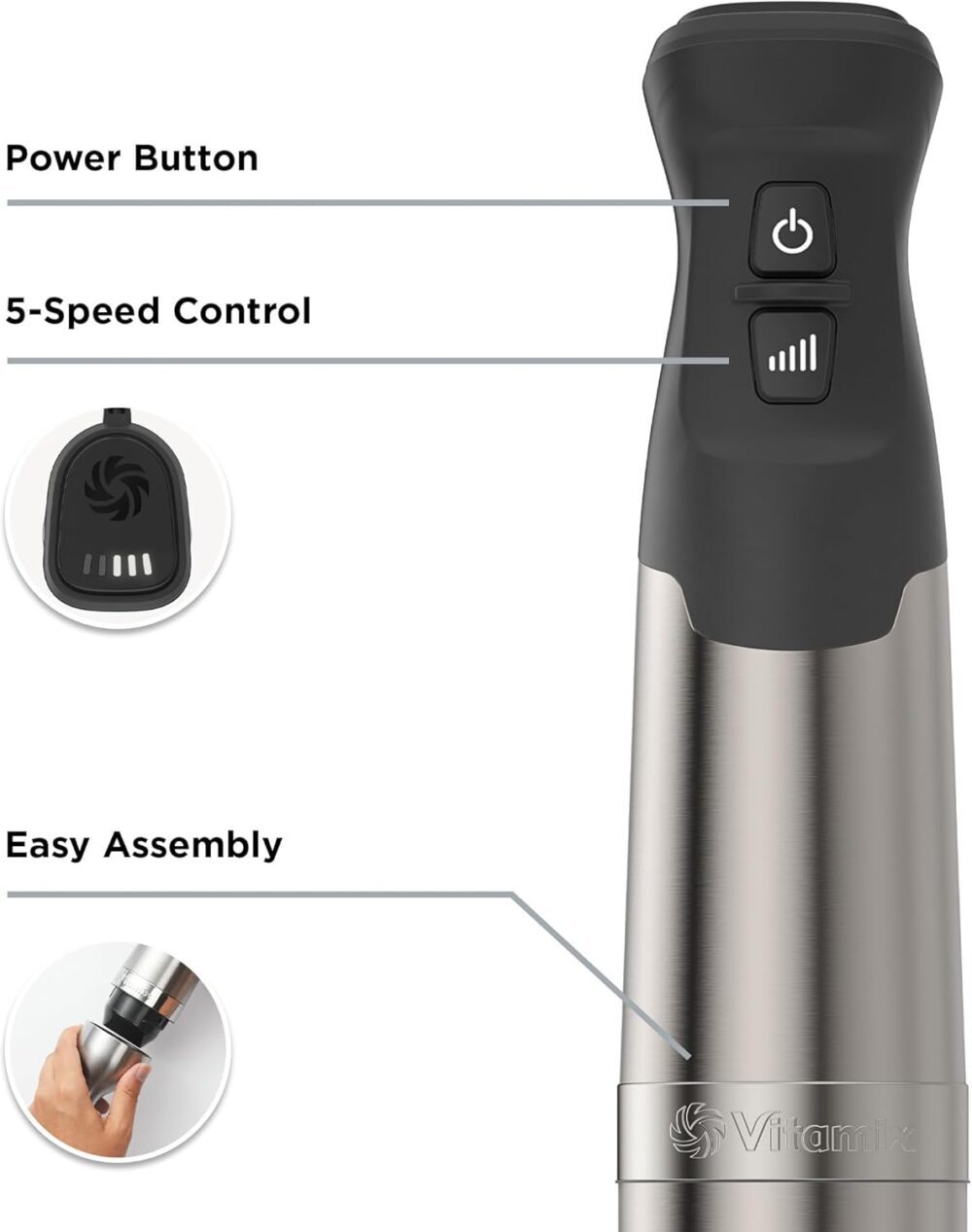 Vitamix Conjunto de 3 peças para liquidificador de imersão - Image 5