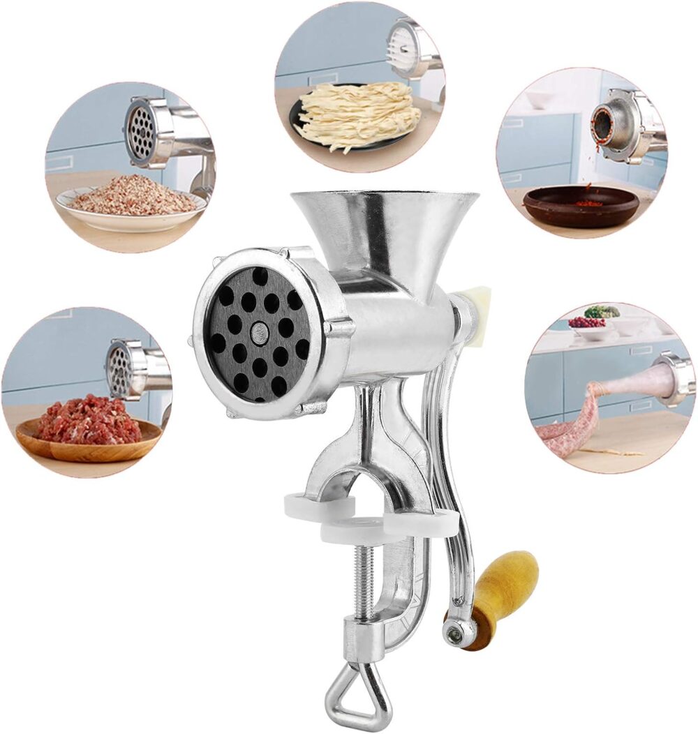 Moedor manual de carne, moedor de carne operado à mão de lig... - Image 4