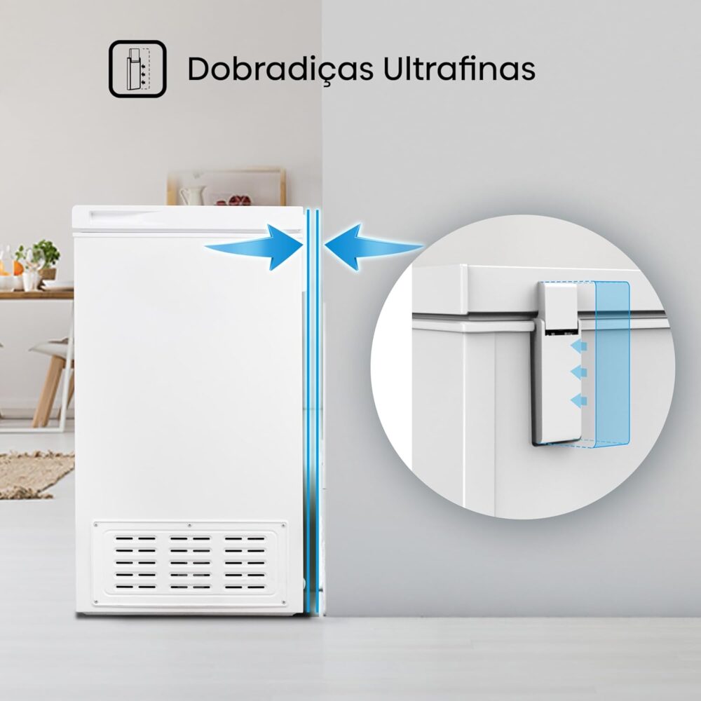Freezer Horizontal Hisense 198 Litros Tripla Ação Branco FC2... - Image 9