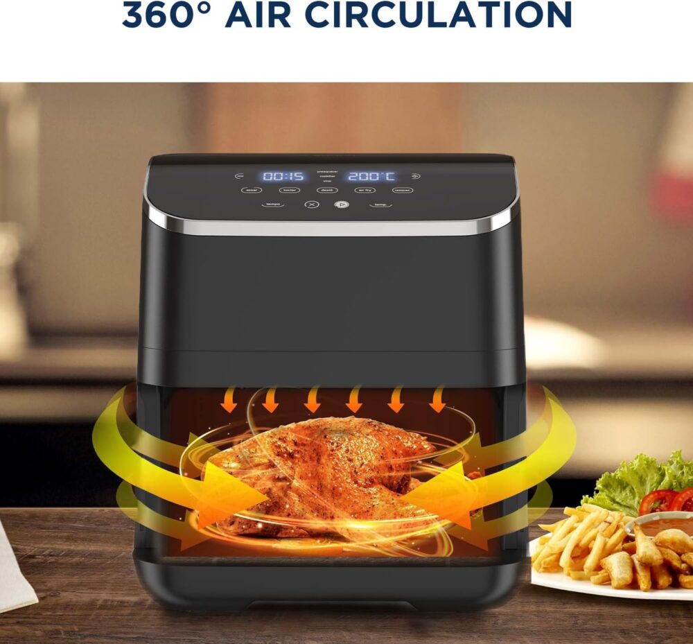 Midea Fritadeira sem óleo GrandGourmet Digital 5,5L 127V/60H... | É bom mesmo? Descubra antes de comprar - Image 4