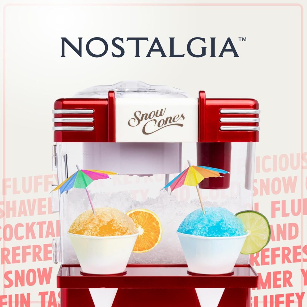 Nostalgia Máquina de gelo raspado com cone de neve – máquina... - Image 5