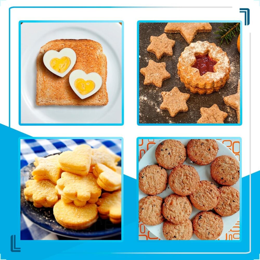 Kit Cortadores Para Biscoito e Pasta Americana 12 Peças em I... - Image 6
