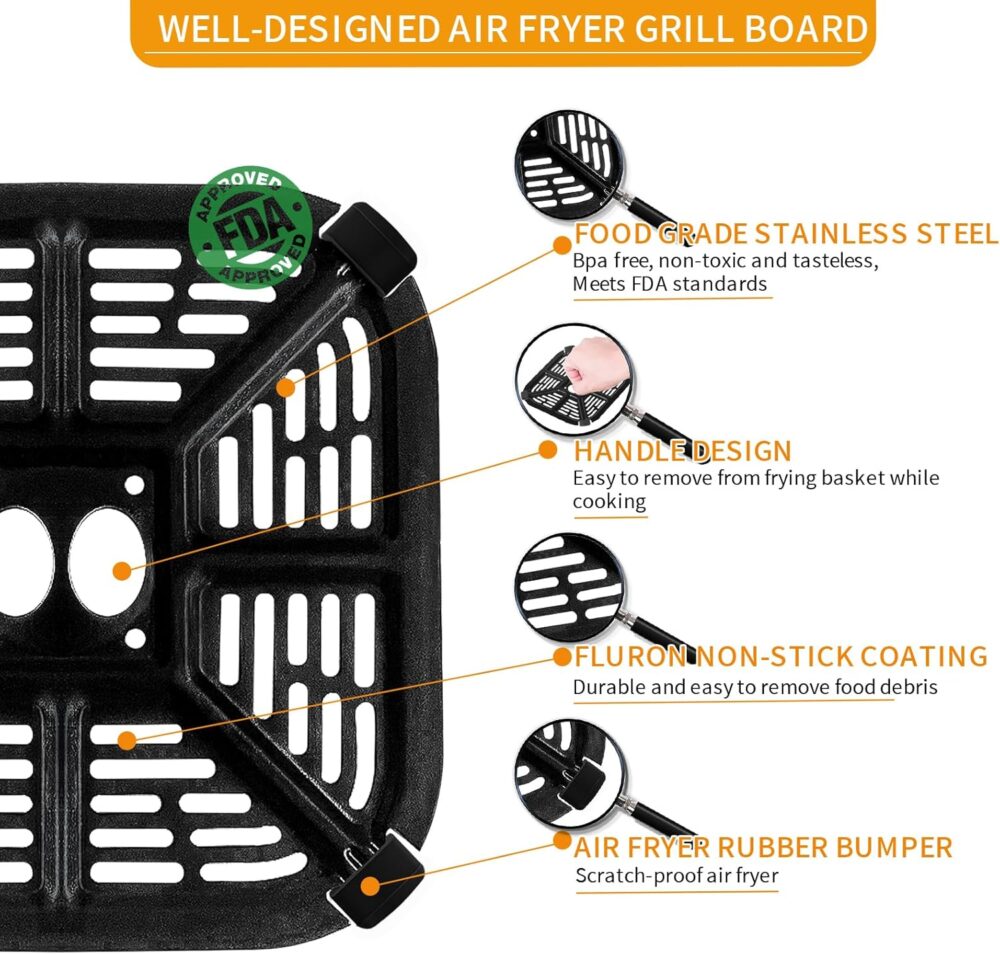 GWBSXM Frigideira a ar para fritadeira BLACK+DECKER Purify 2... | É bom mesmo? Descubra antes de comprar - Image 3