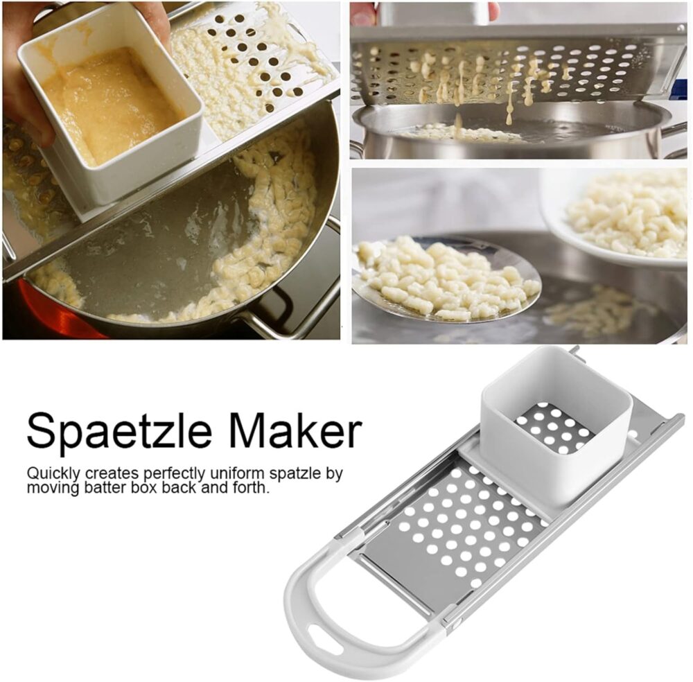 Lâmina de aço inoxidável para cozinha Spaetzle para fazer bo... - Image 7