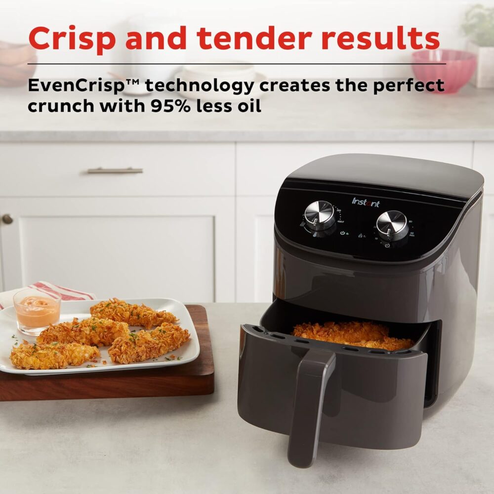 Instant Essentials Fritadeira a ar mecânica de 4 litros | É bom mesmo? Descubra antes de comprar - Image 4