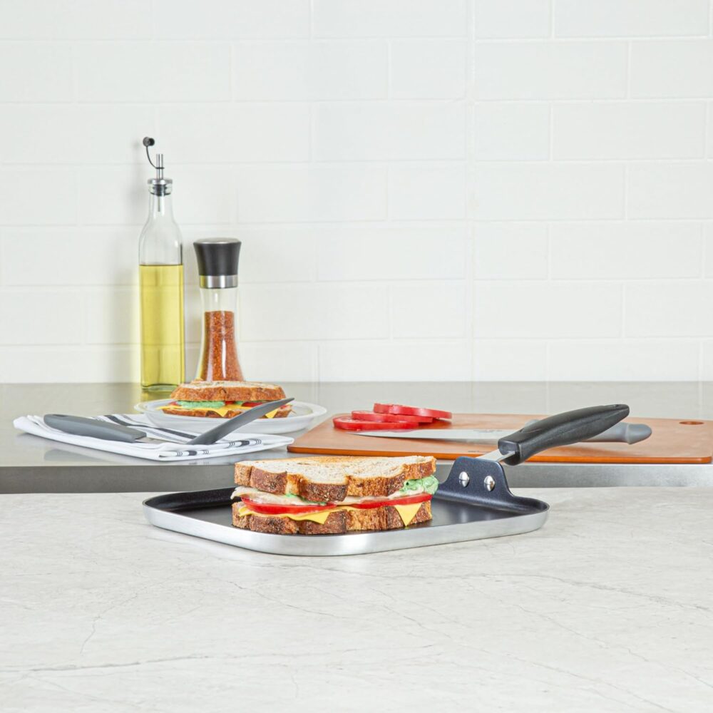 Restaurantware -Met Lux Chapa quadrada de 28 cm com alça par... - Image 4