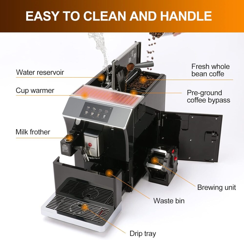 Mcilpoog Máquina de café espresso super automática WS-203 co... - Image 9