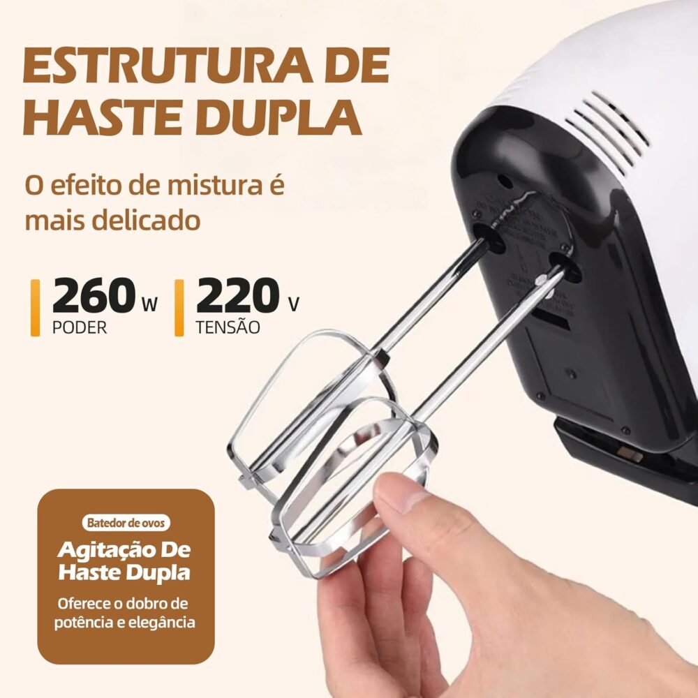 Batedeira de Mão, Batedeira 220v, Batedeira Portatil 220v, 2... - Image 3