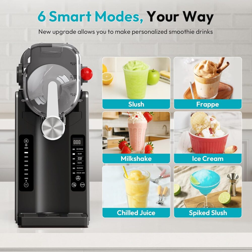 Rellytech Máquina Slushy para casa – Máquina de sorvete de 2... - Image 5