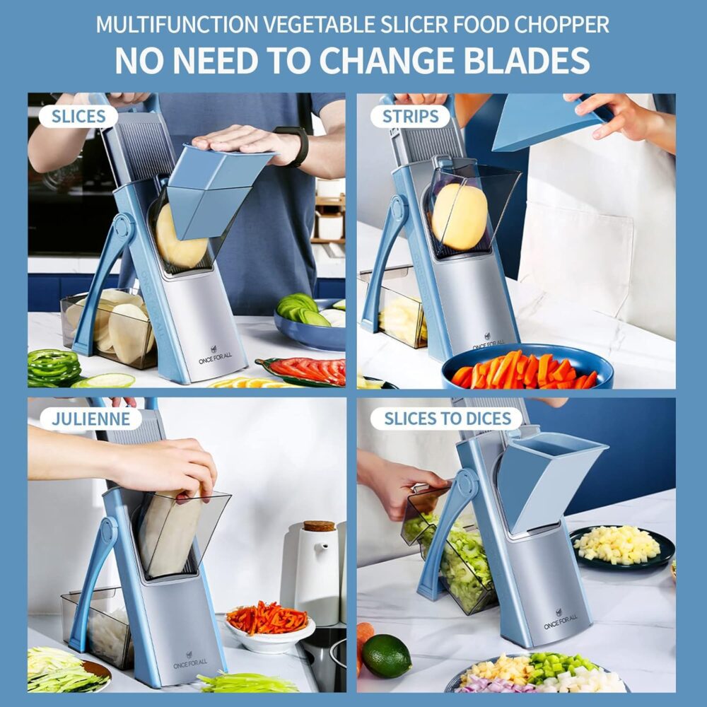 ONCE FOR ALL Atualizar Safe Mandoline Slicer Plus, Tamanho M... - Image 7