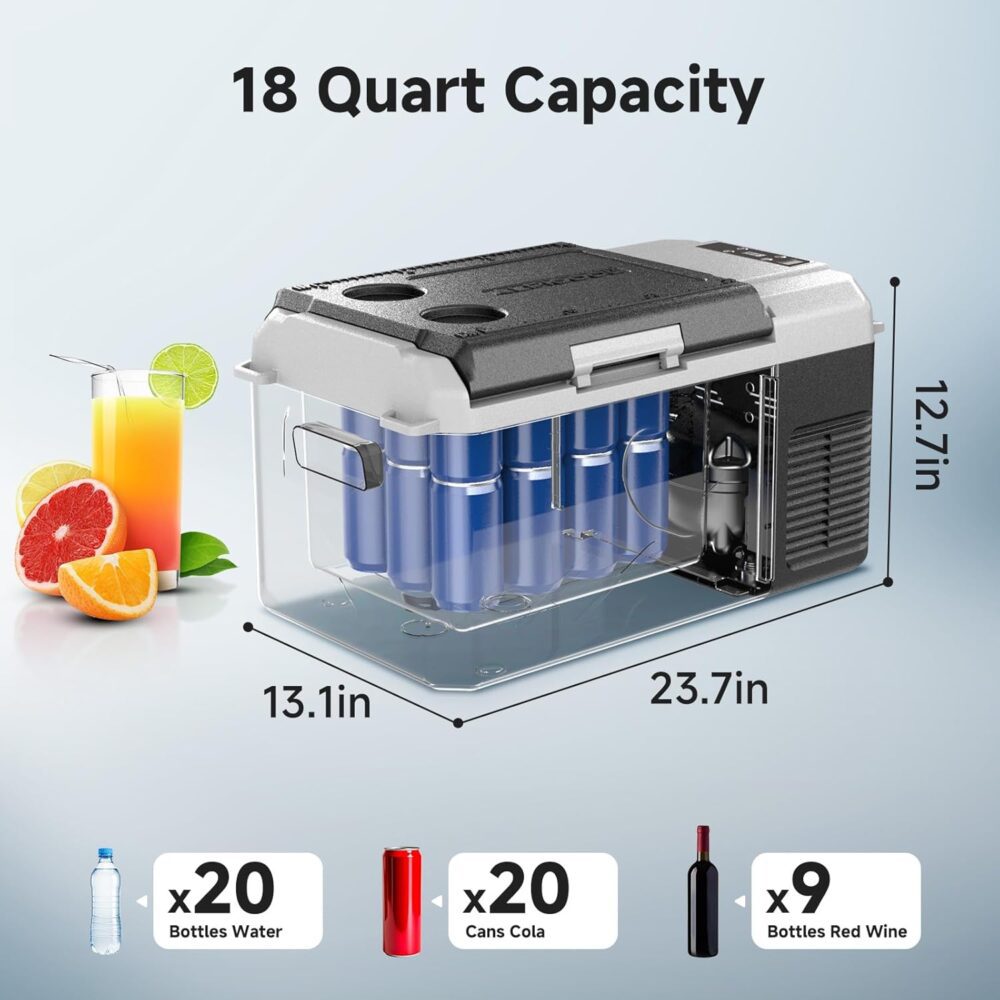 BODEGA Refrigerador Automotivo De 12 Volts, Freezer Portátil... - Image 2