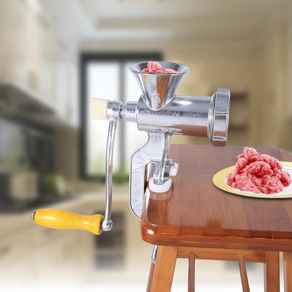 Moedor de carne, liga de alumínio, uso manual, moedor de car... - Image 2