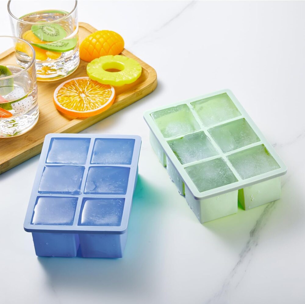 Nax Caki Pacote com 3 bandejas para cubos de gelo – moldes d... - Image 6