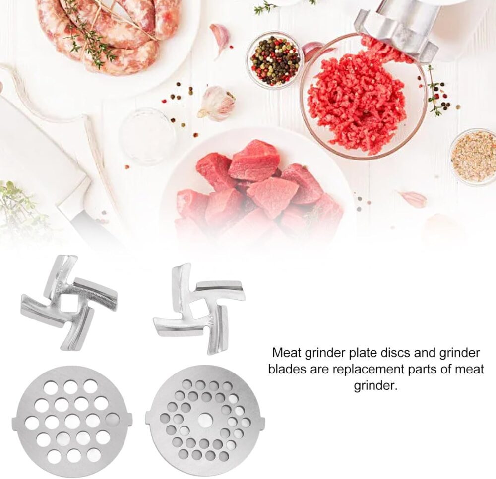 Conjunto de lâminas de moedor de carne de 4 peças, excelente... - Image 6
