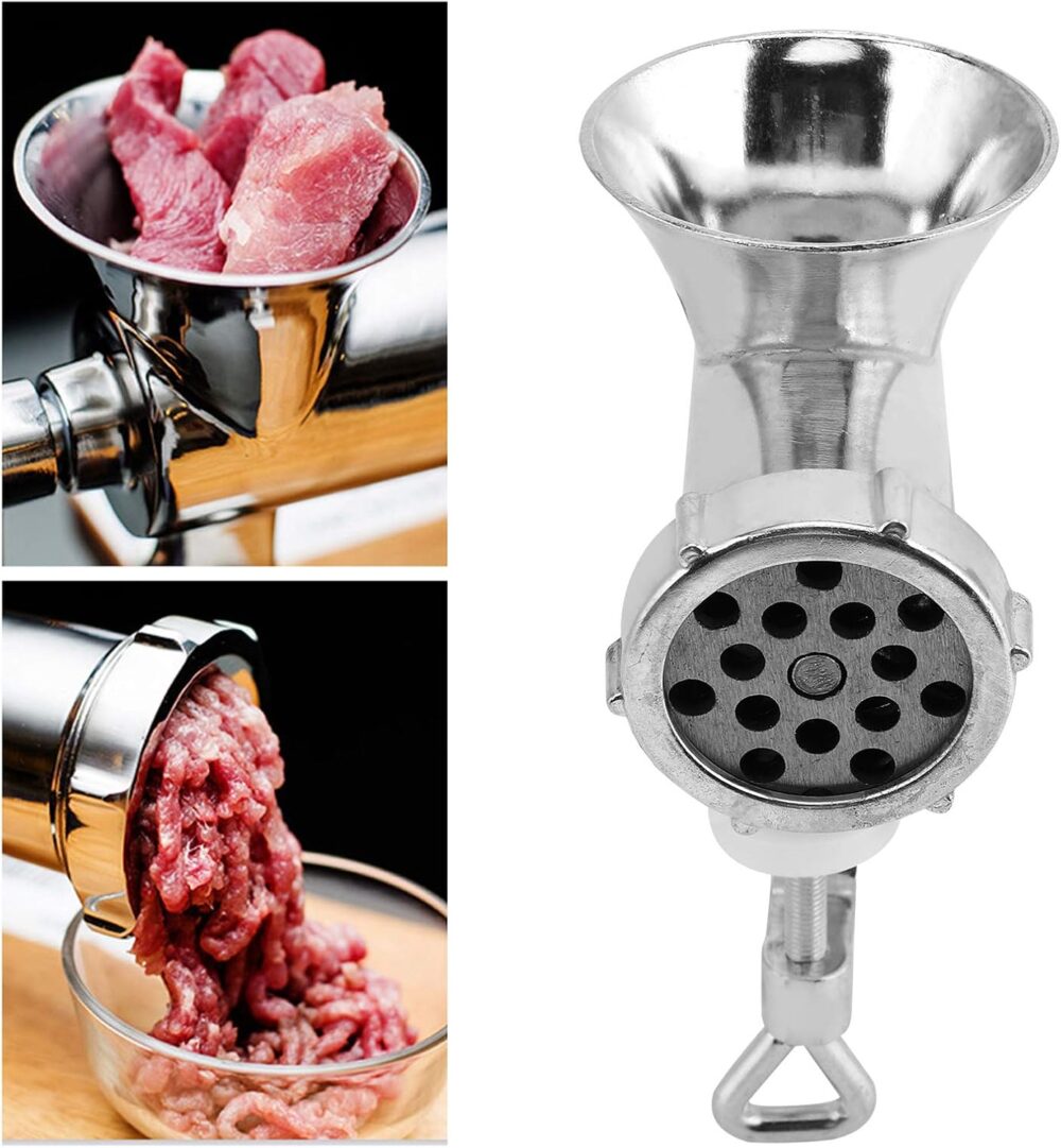 Moedor manual de carne, moedor de carne operado à mão de lig... - Image 5