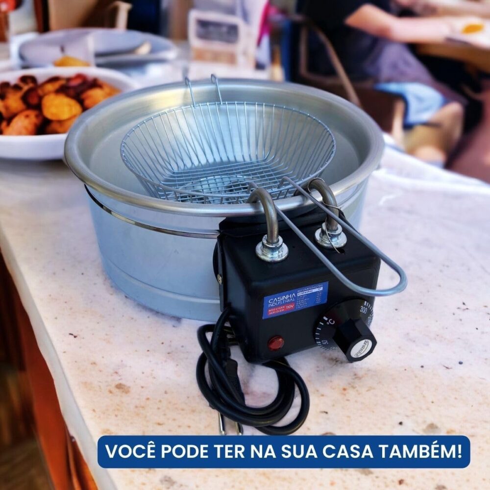 Fritadeira Elétrica Industrial 5 Litros Tacho Redondo (110) | É bom mesmo? Descubra antes de comprar - Image 9