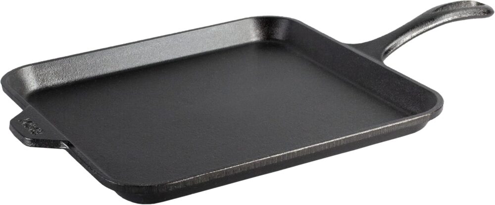 Lodge Chapa quadrada de ferro fundido de 28 cm