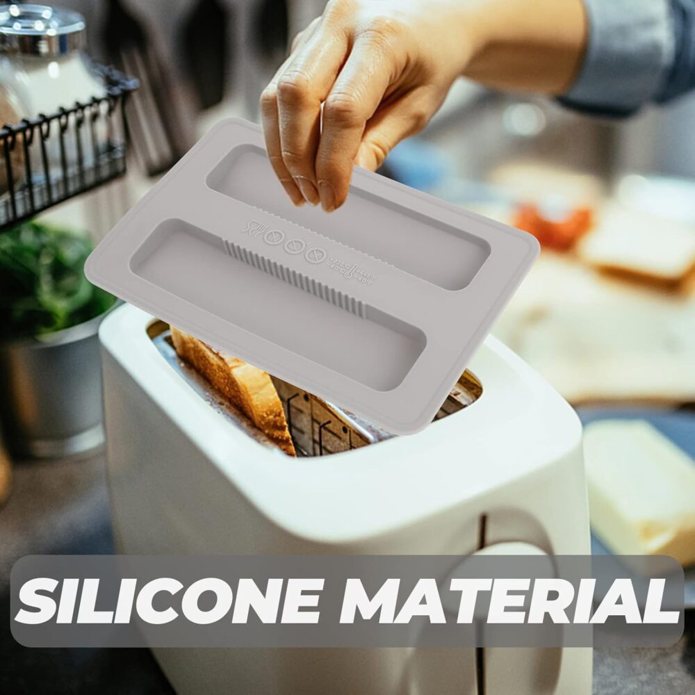 UPKOCH Pacote com 2 capas de tampa de torradeira de silicone... - Image 6
