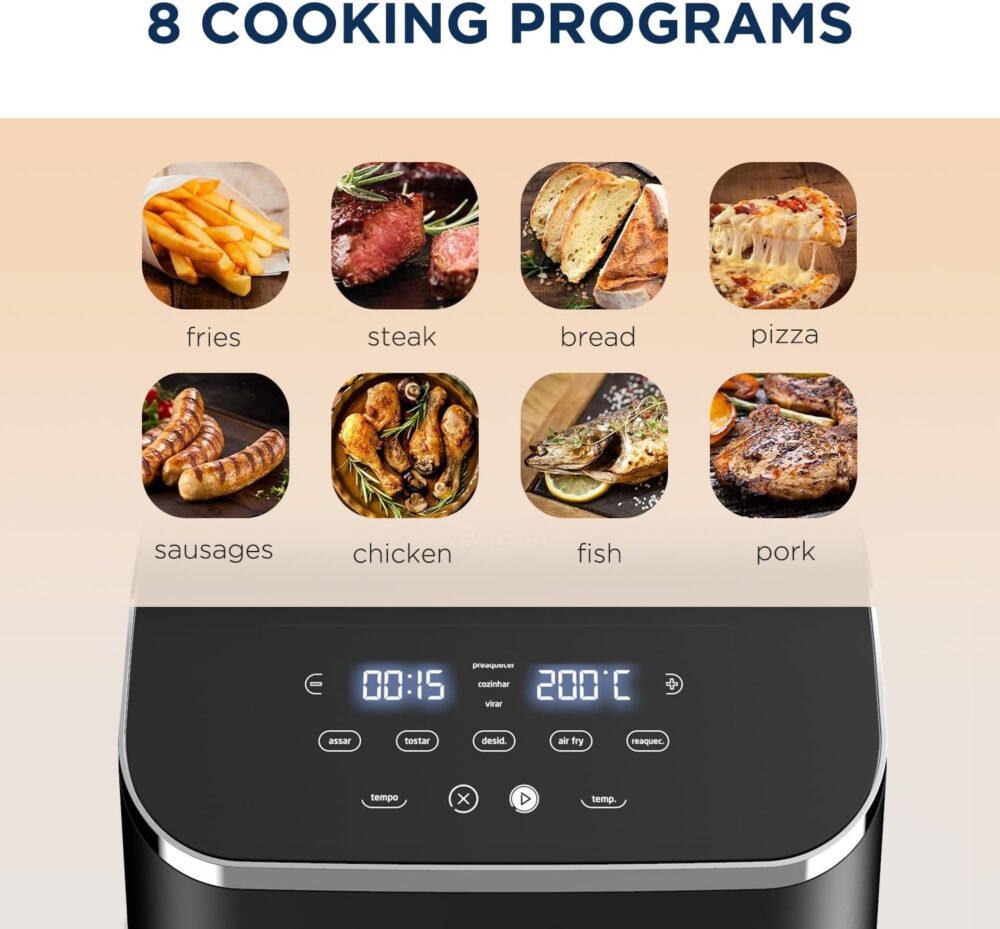Midea Fritadeira sem óleo GrandGourmet Digital 5,5L 127V/60H... | É bom mesmo? Descubra antes de comprar - Image 3