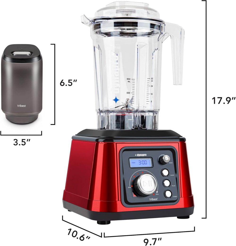 Tribest Liquidificador Dynapro de alta velocidade 2,5HP com ... - Image 8