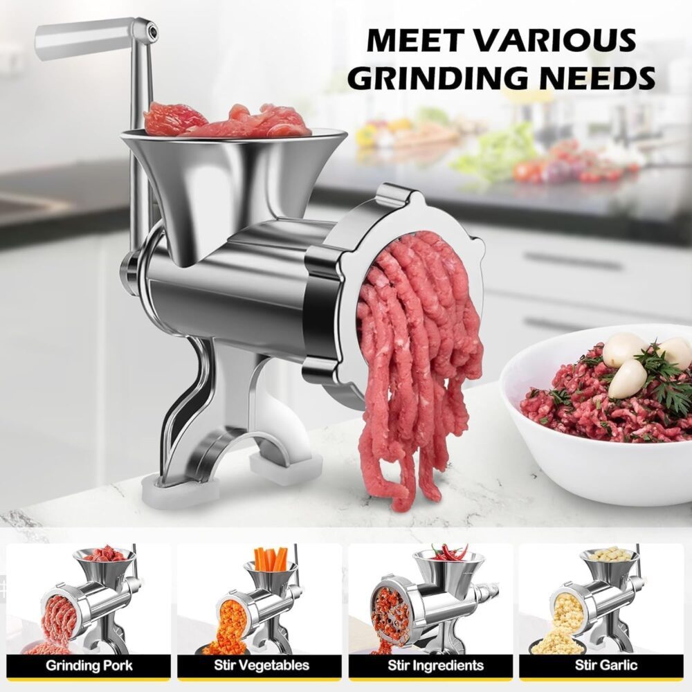 Manual do moedor de carne - moedor de carne manual para máqu... - Image 4