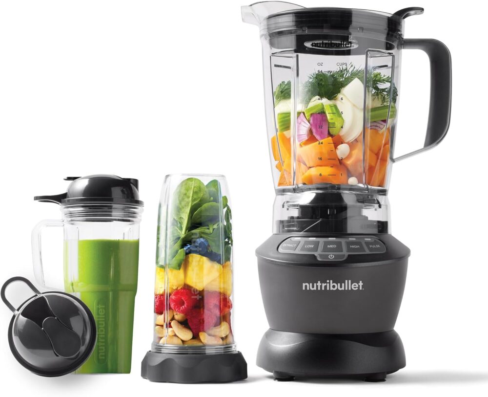 nutribullet Combo de liquidificador tamanho completo 1200W –...