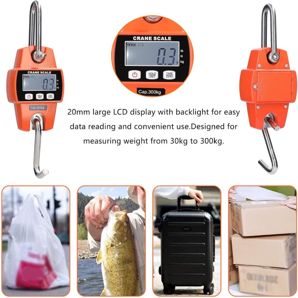 Vifaleno Mini LCD digital 30-300kg portátil industrial eletr... - Image 2