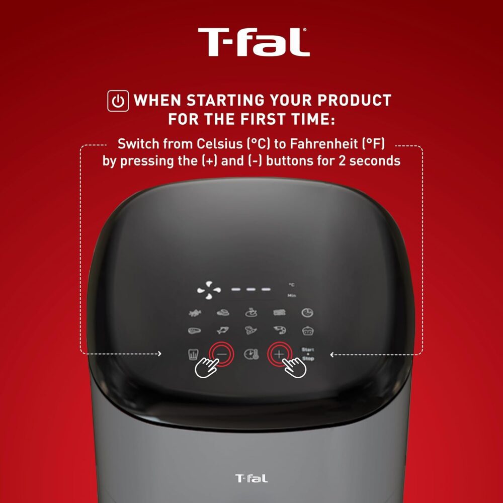T-fal, Fritadeira a Ar, 5.3 Quartos, 10 Programas de Cozedur... | É bom mesmo? Descubra antes de comprar - Image 5