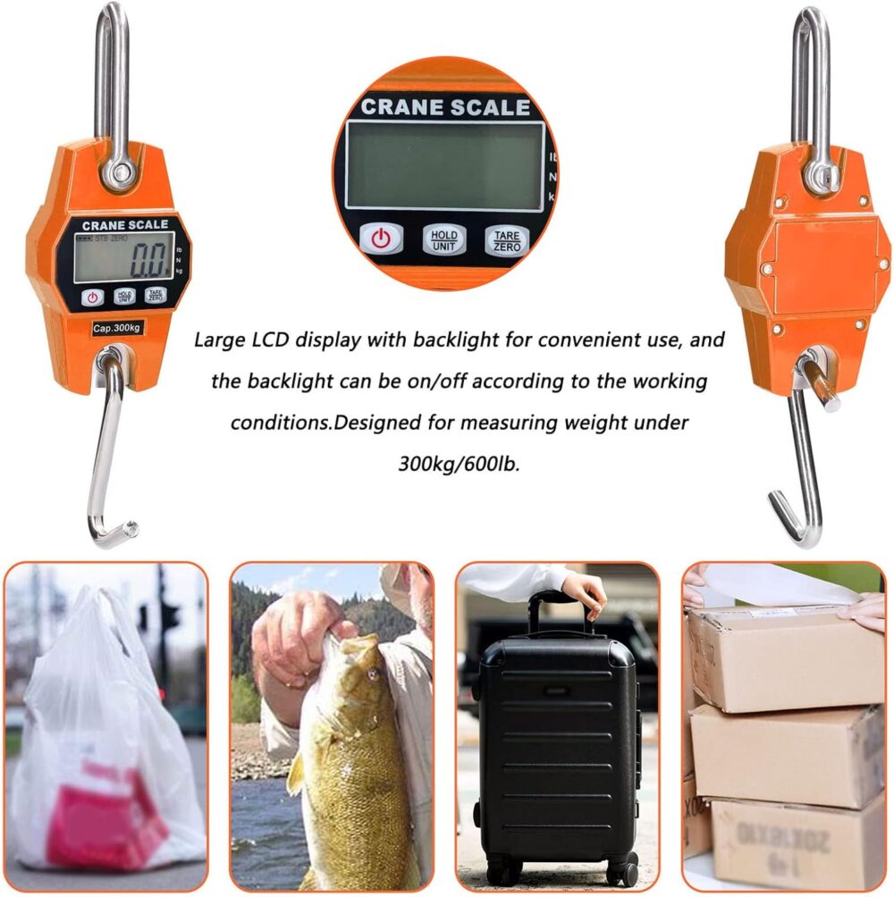 Vifaleno Mini LCD Digital 300 kg Portátil Industrial Heavy D... - Image 4