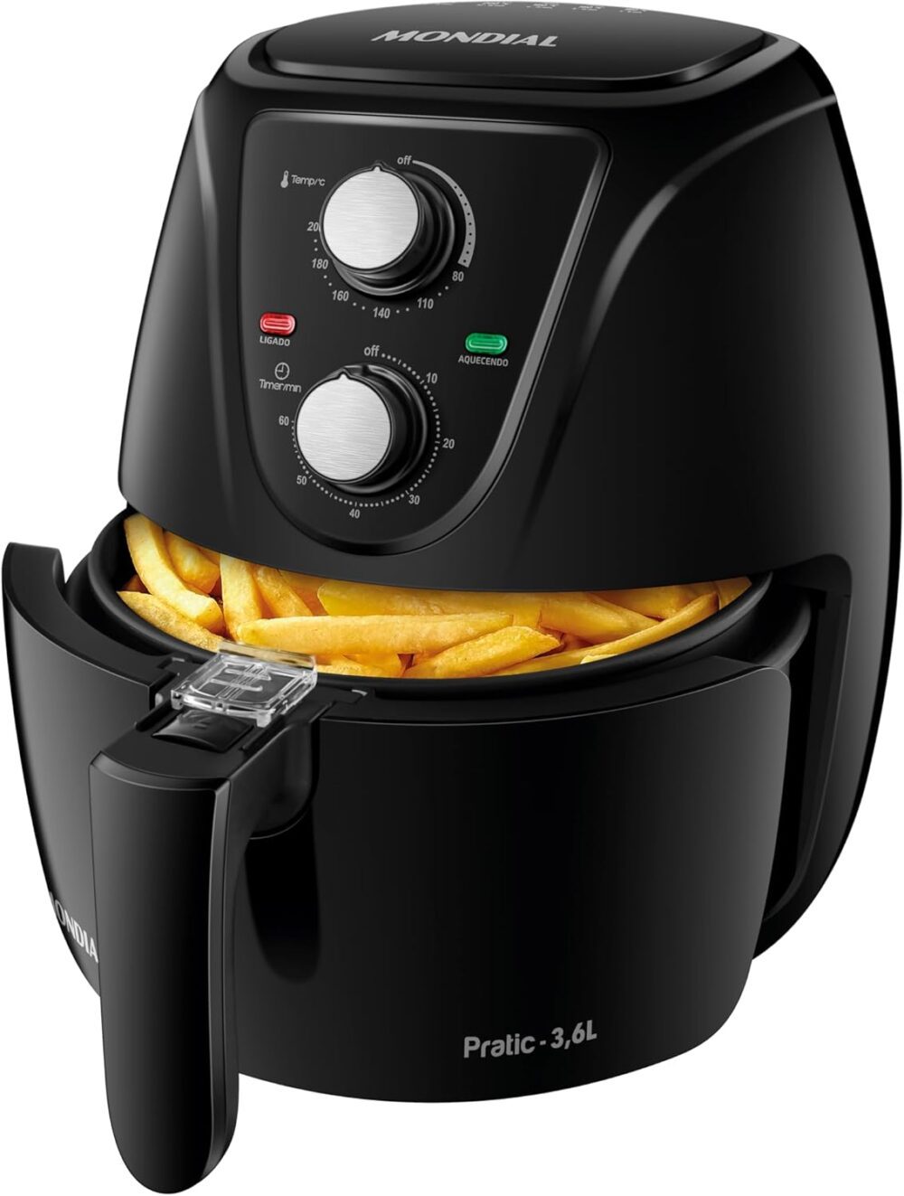 Fritadeira Sem Óleo Air Fryer Pratic 3,6L, Mondial, Preto, 1... | É bom mesmo? Descubra antes de comprar
