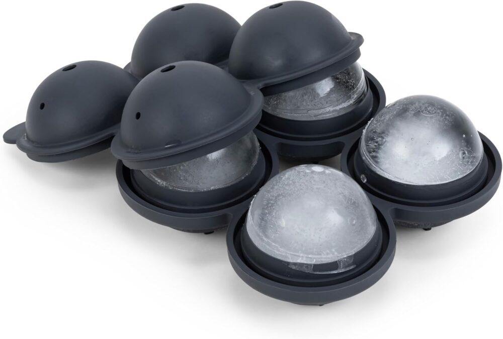 Molde de gelo de esfera de silicone W&P Peak com /Cover | Ca...
