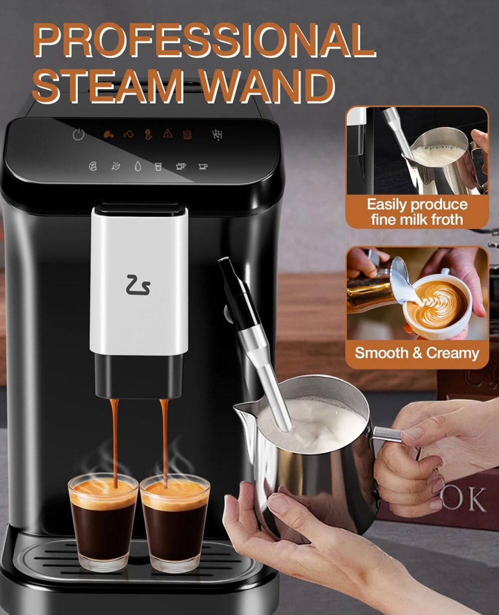 Zstar Máquina de café expresso totalmente automática com esp... - Image 5