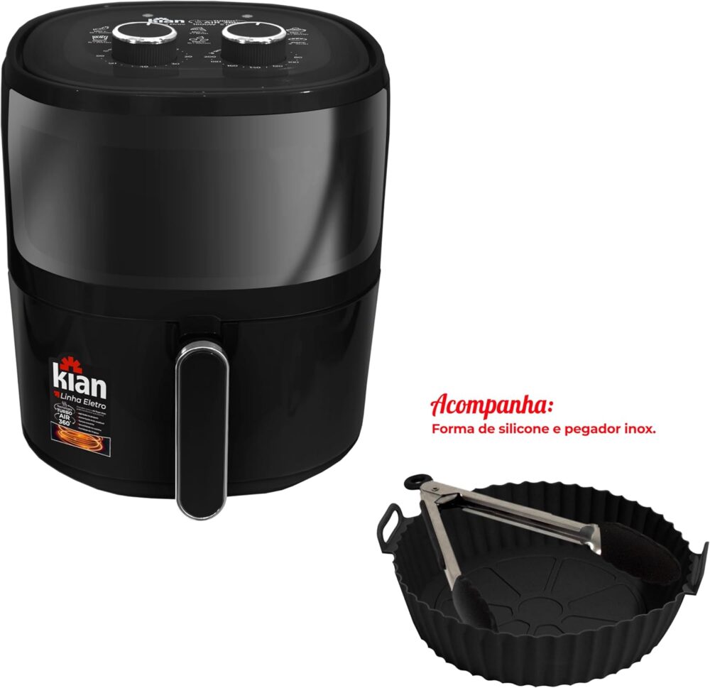 Kian - Air Fryer 5 litros 127V Preto 1800W AF-104 | É bom mesmo? Descubra antes de comprar - Image 2