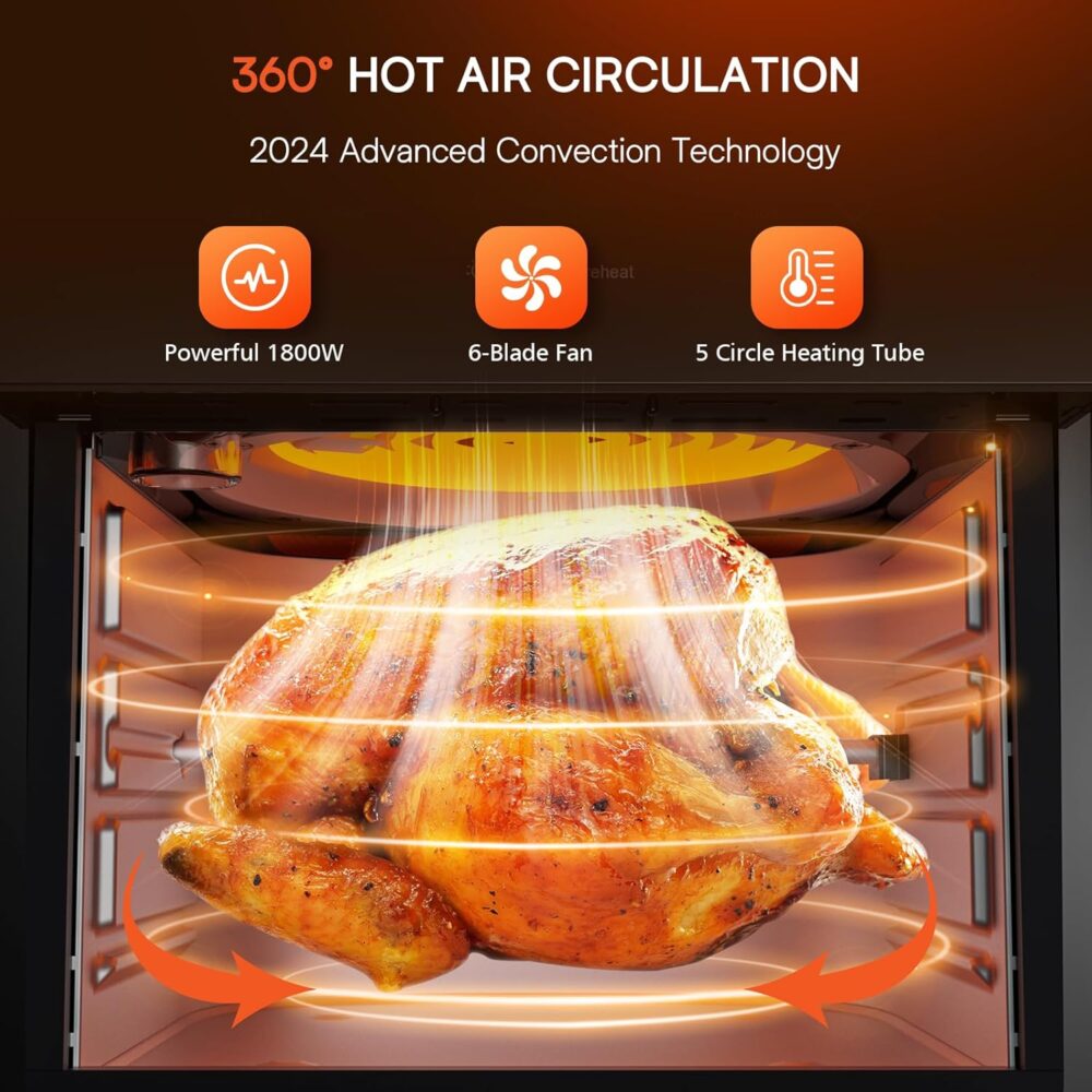 Nuwave Brio 15,5 Qt Air Fryer 10 em 1 Forno Rotisserie taman... | É bom mesmo? Descubra antes de comprar - Image 4