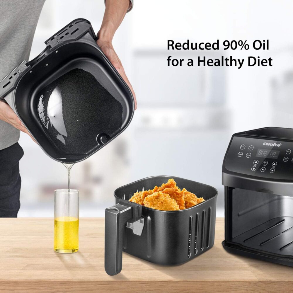 COMFEE' Fritadeira a ar digital de 5,8 L, forno torradeira e... | É bom mesmo? Descubra antes de comprar - Image 6