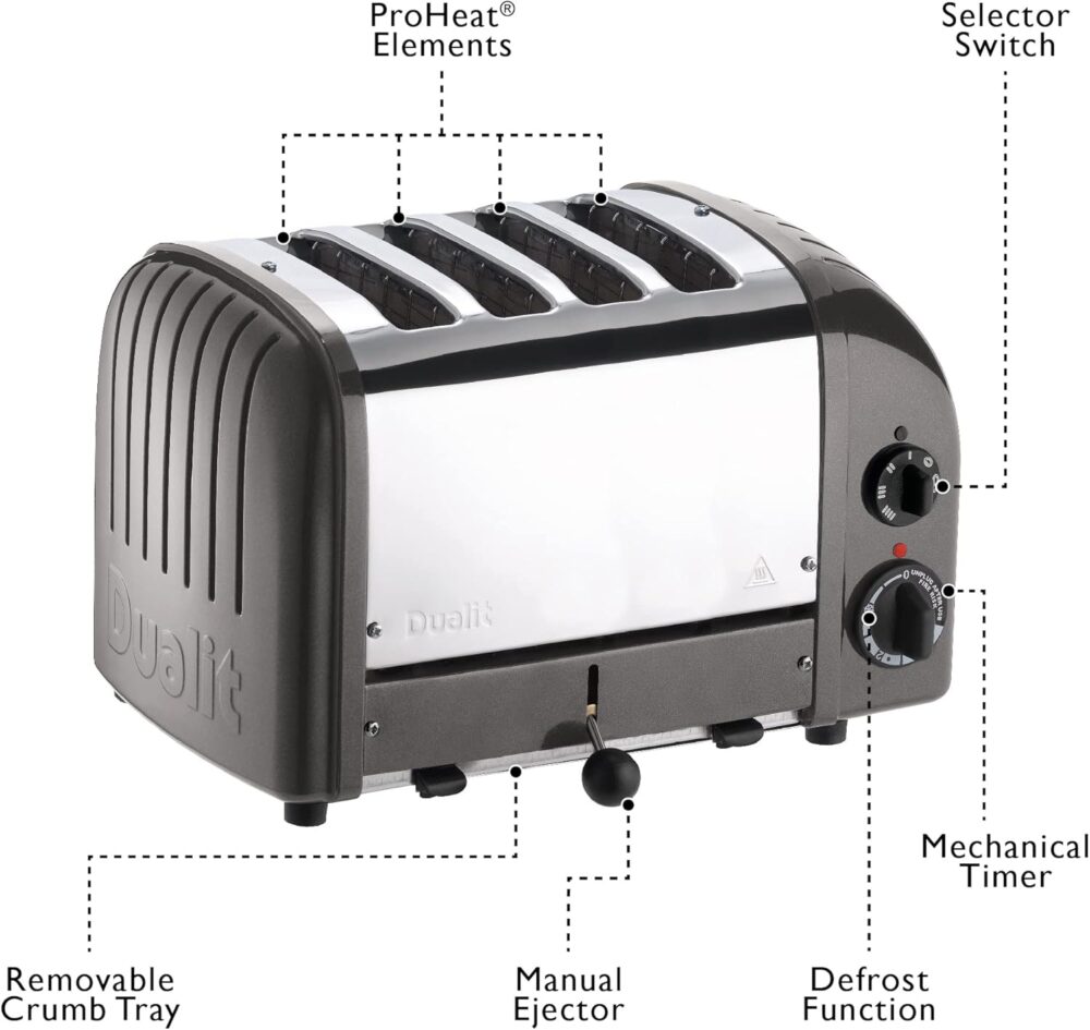 Dualit Torradeira Classic Newgen De 4 Fatias - Aço Inoxidáve... - Image 8