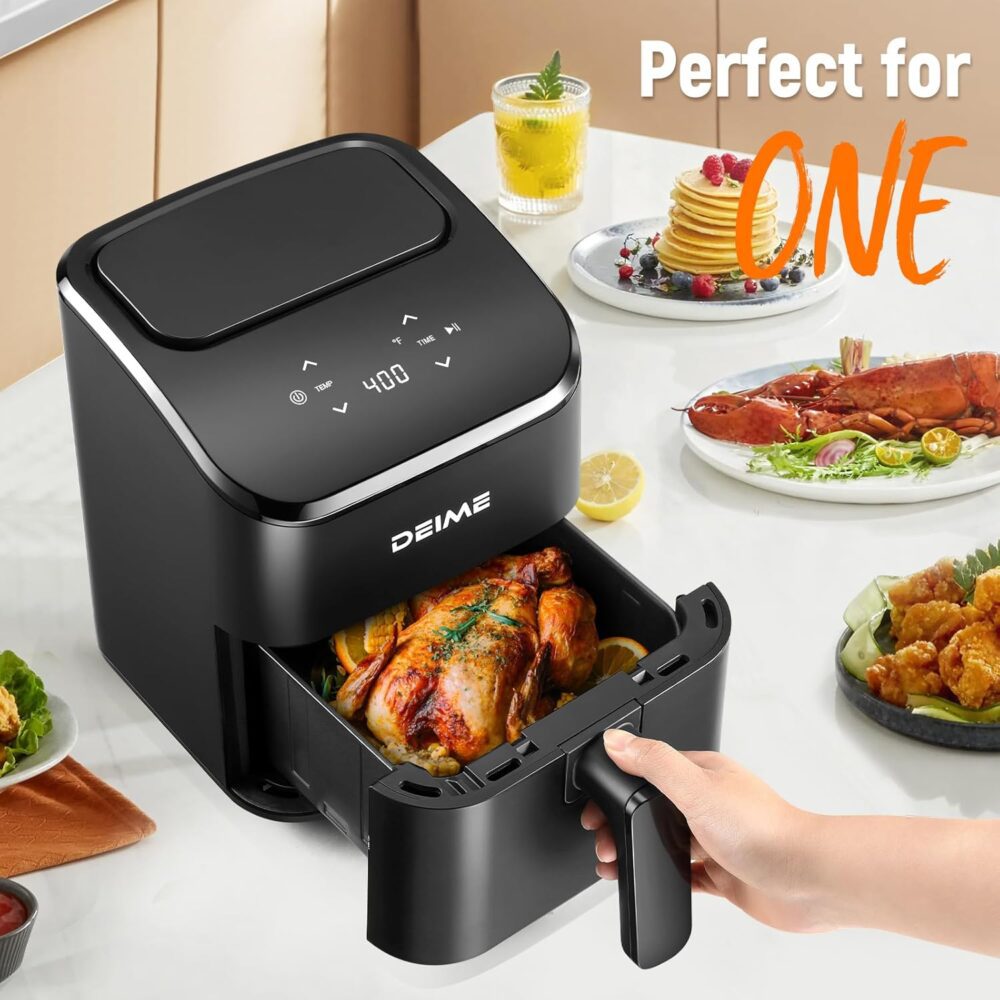 deime Fritadeira A Ar Deime 3 Qt, Pequena Fritadeira A Ar Di... | É bom mesmo? Descubra antes de comprar - Image 2