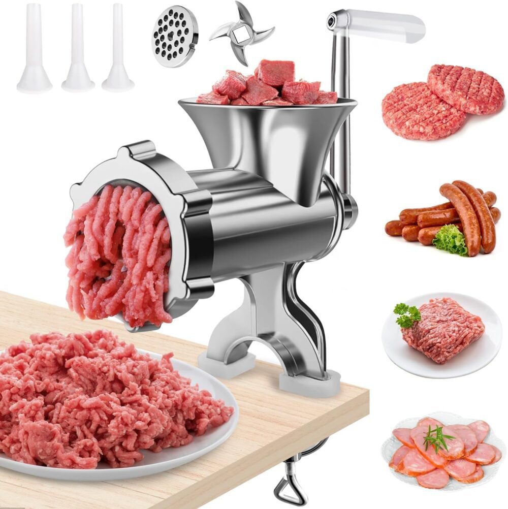 Manual do moedor de carne - moedor de carne manual para máqu...